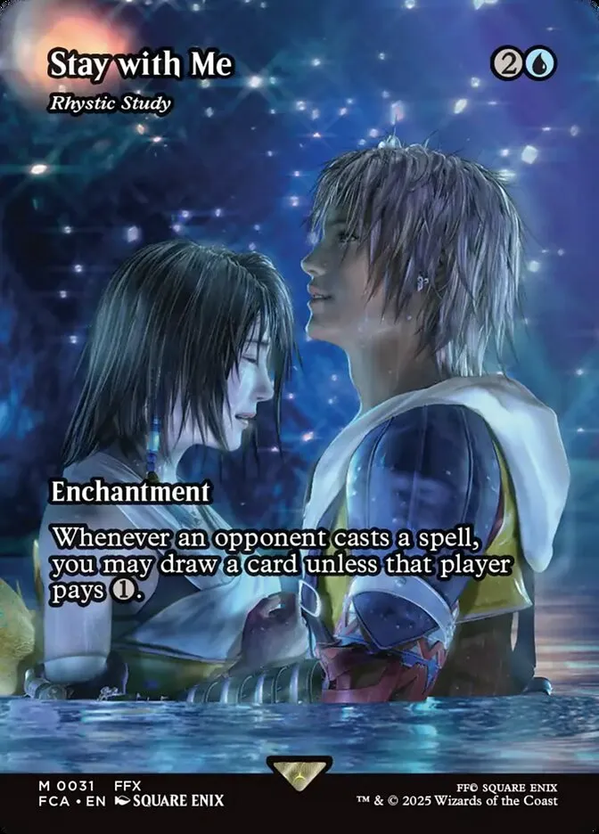2025 Final Fantasy: Through the Ages Rhystic Study mythic #31 mythic card image