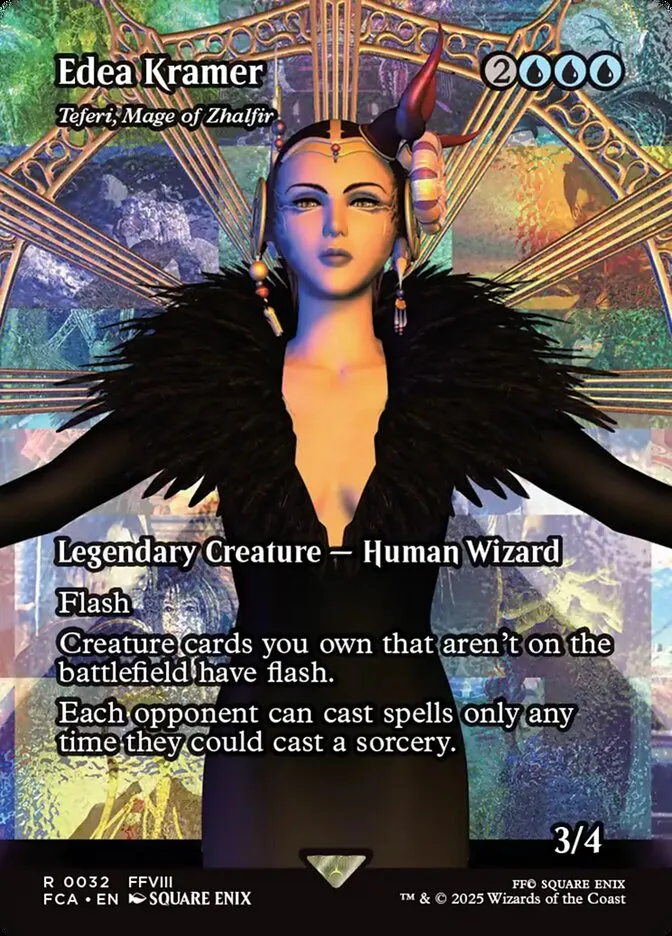 2025 Final Fantasy: Through the Ages Teferi, Mage of Zhalfir rare #32 rare card image