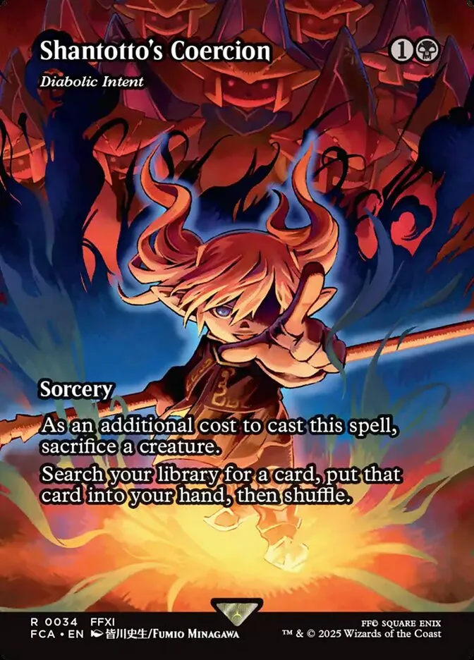 2025 Final Fantasy: Through the Ages Diabolic Intent rare #34 rare card image