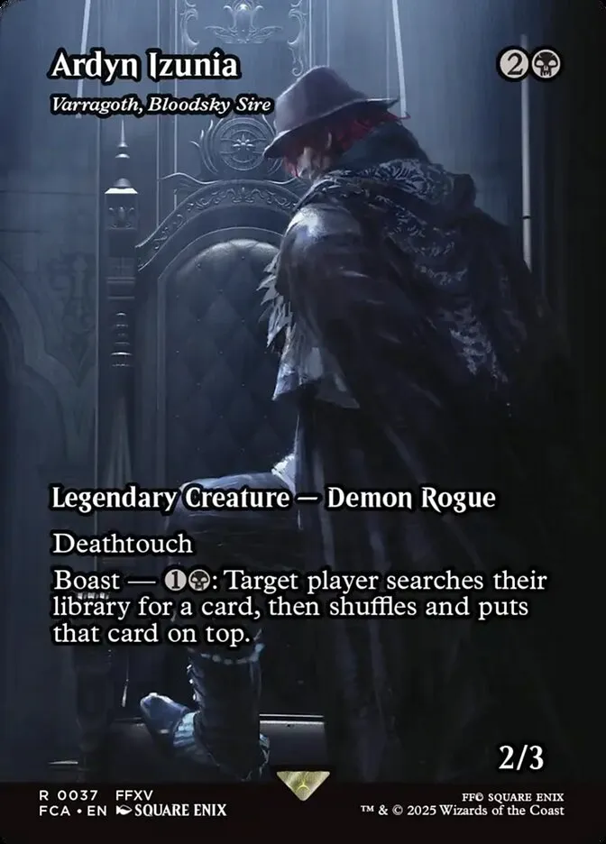 2025 Final Fantasy: Through the Ages Varragoth, Bloodsky Sire rare #37 rare card image