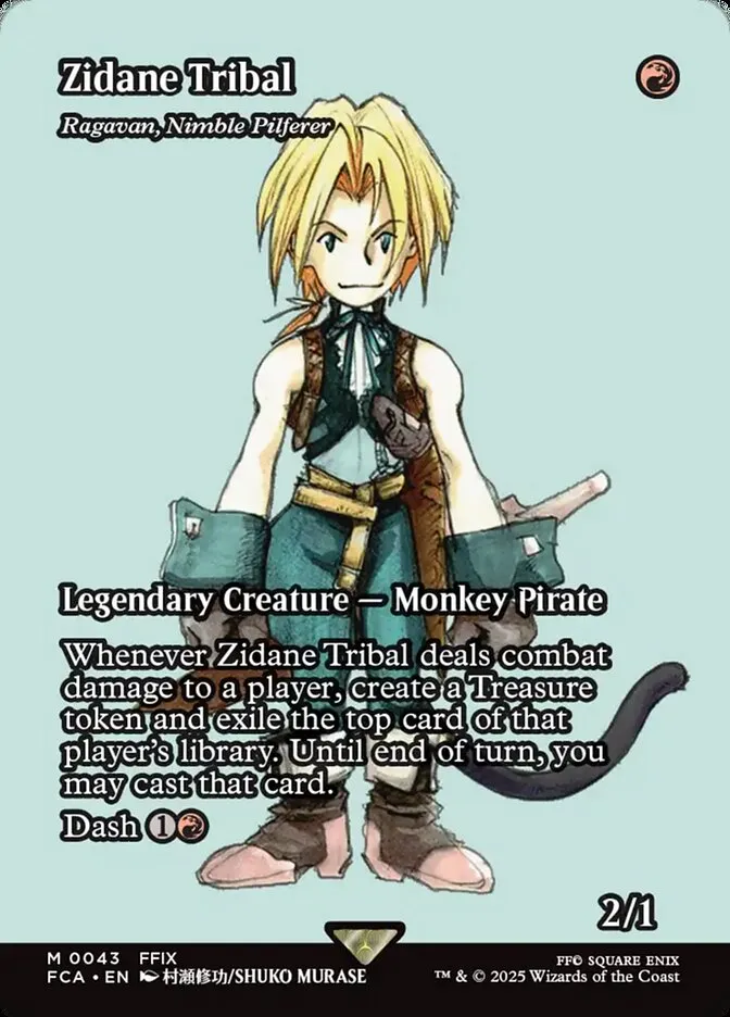 2025 Final Fantasy: Through the Ages Ragavan, Nimble Pilferer mythic #43 mythic card image