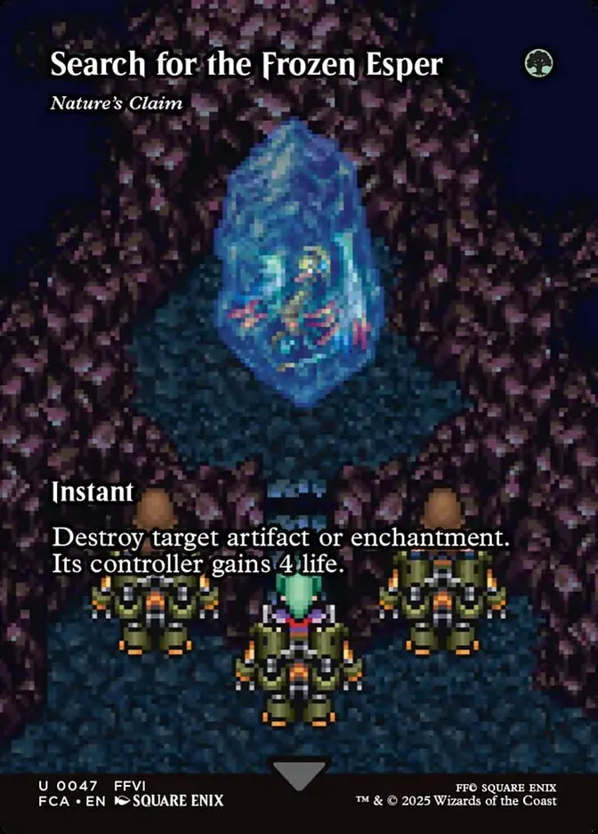 2025 Final Fantasy: Through the Ages Nature's Claim uncommon #47 uncommon card image