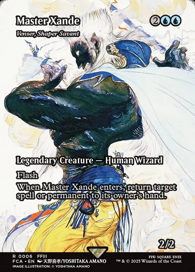 2025 Final Fantasy: Through the Ages Venser, Shaper Savant rare #6 rare card image