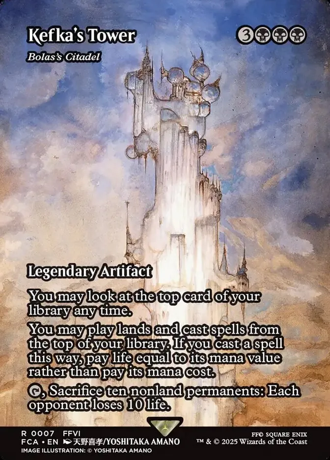 2025 Final Fantasy: Through the Ages Bolas's Citadel rare #7 rare card image