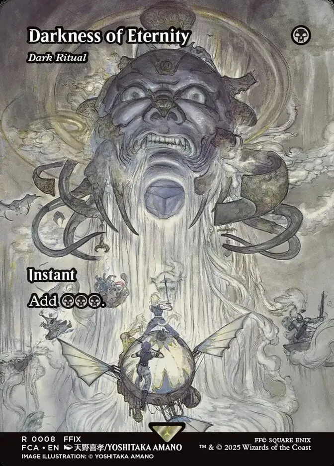 2025 Final Fantasy: Through the Ages Dark Ritual rare #8 rare card image