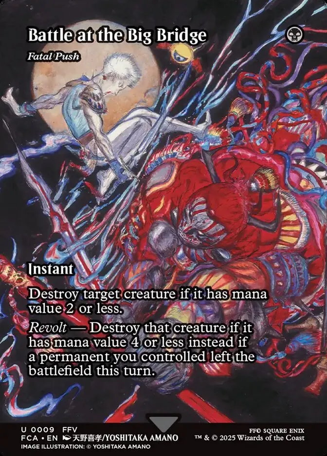 2025 Final Fantasy: Through the Ages Fatal Push uncommon #9 uncommon card image