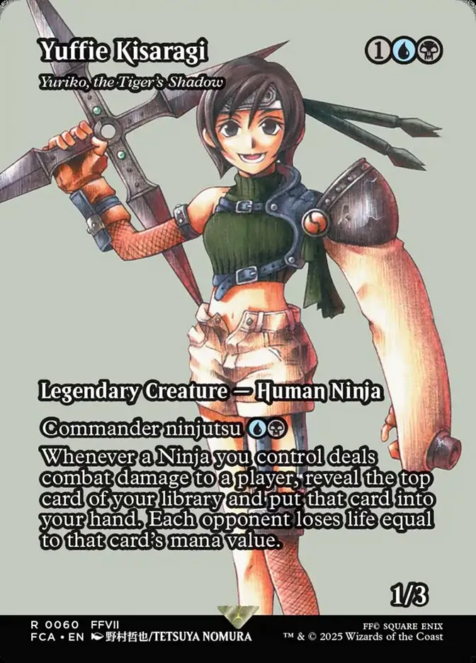 2025 Final Fantasy: Through the Ages Yuriko, the Tiger's Shadow rare #60 rare card image