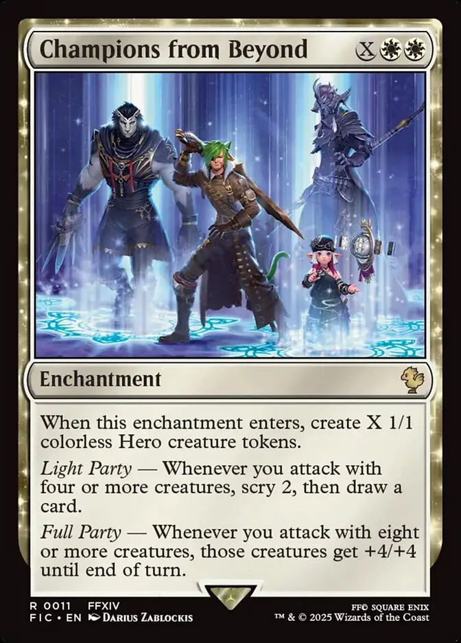 2025 Final Fantasy Commander Champions from Beyond [Foil] rare #11 rare card image