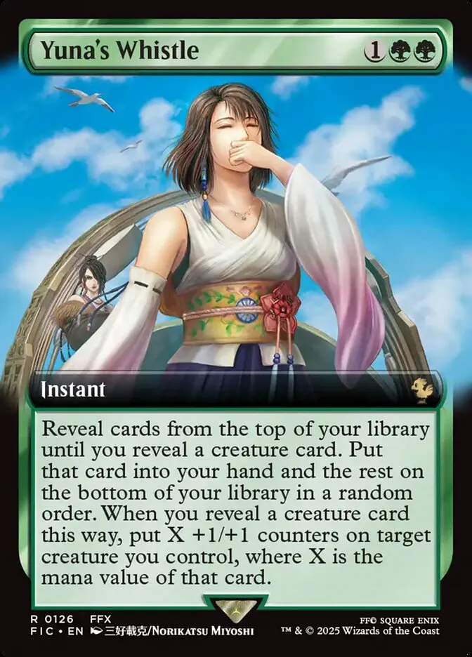 2025 Final Fantasy Commander Yuna's Whistle [Extended Art Foil] rare #126 rare card image