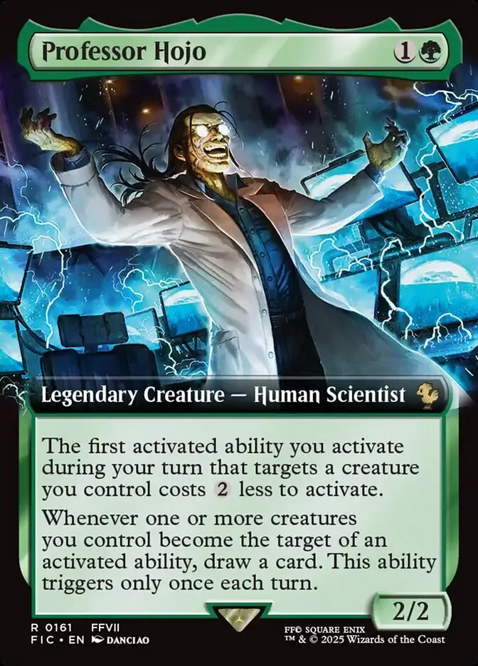 2025 Final Fantasy Commander Professor Hojo [Extended Art Foil] rare #161 rare card image