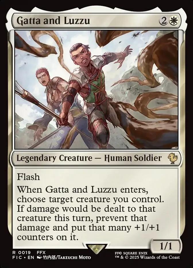 2025 Final Fantasy Commander Gatta and Luzzu [Foil] rare #19 rare card image