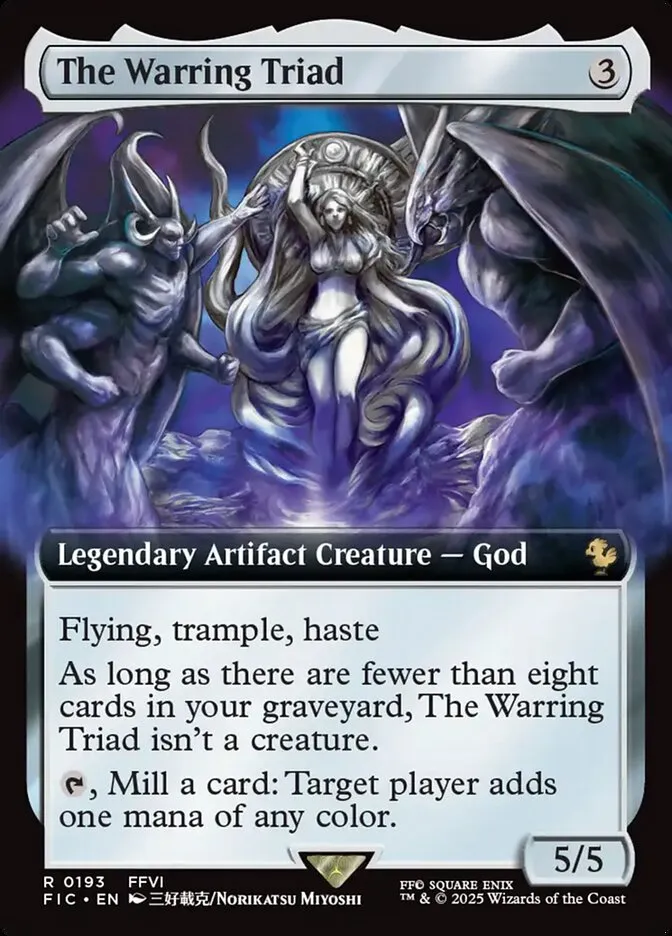 2025 Final Fantasy Commander The Warring Triad #193 rare card image