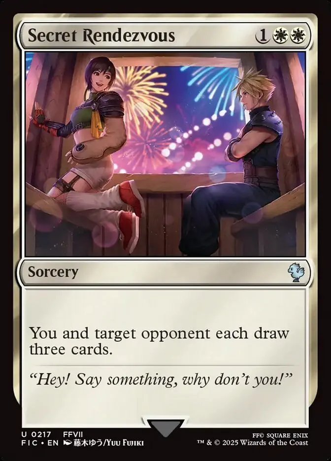 2025 Final Fantasy Commander Secret Rendezvous #217 uncommon card image
