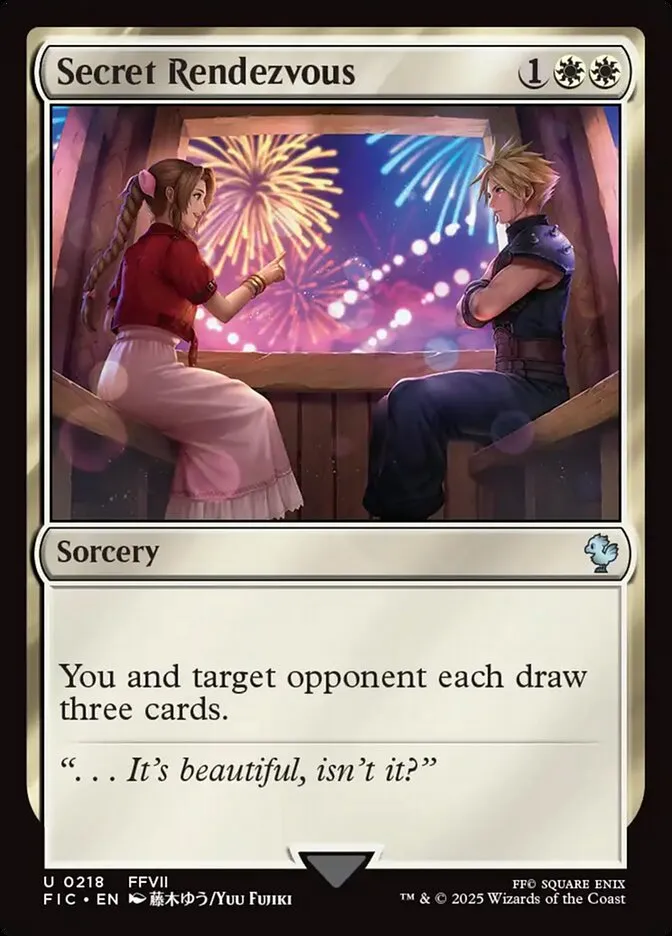 2025 Final Fantasy Commander Secret Rendezvous #218 uncommon card image