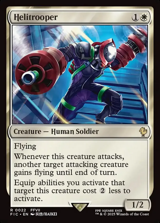 2025 Final Fantasy Commander Helitrooper [Foil] rare #22 rare card image