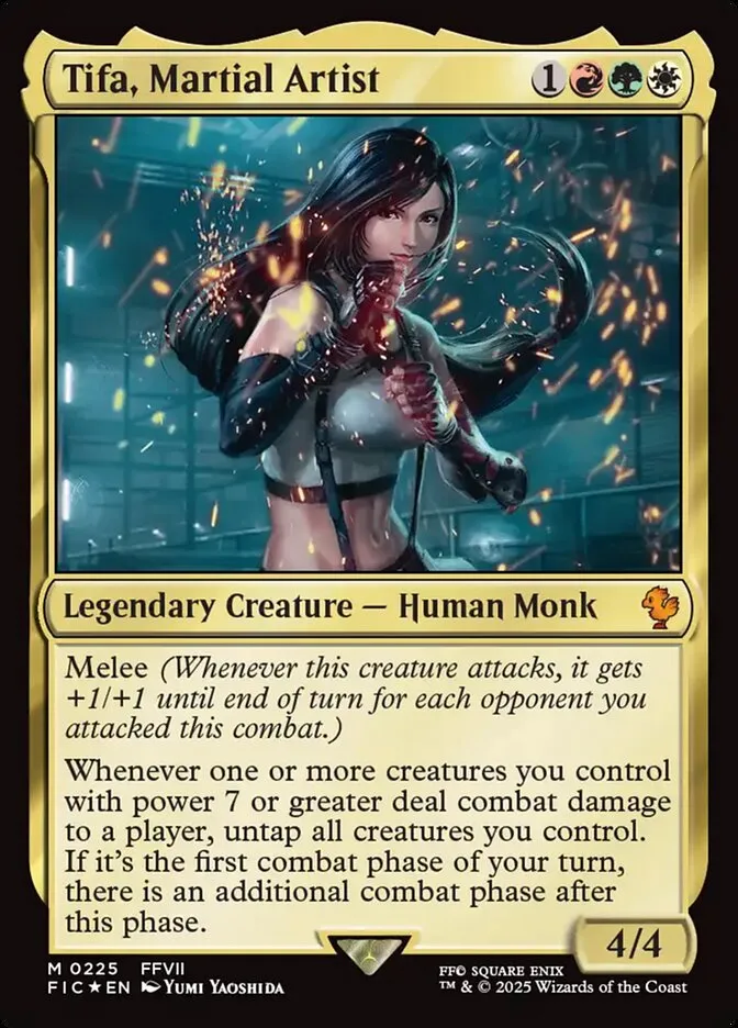2025 Final Fantasy Commander Tifa, Martial Artist mythic #225 mythic card image