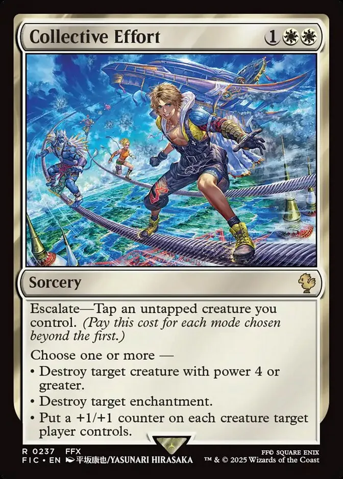 2025 Final Fantasy Commander Collective Effort #237 rare card image