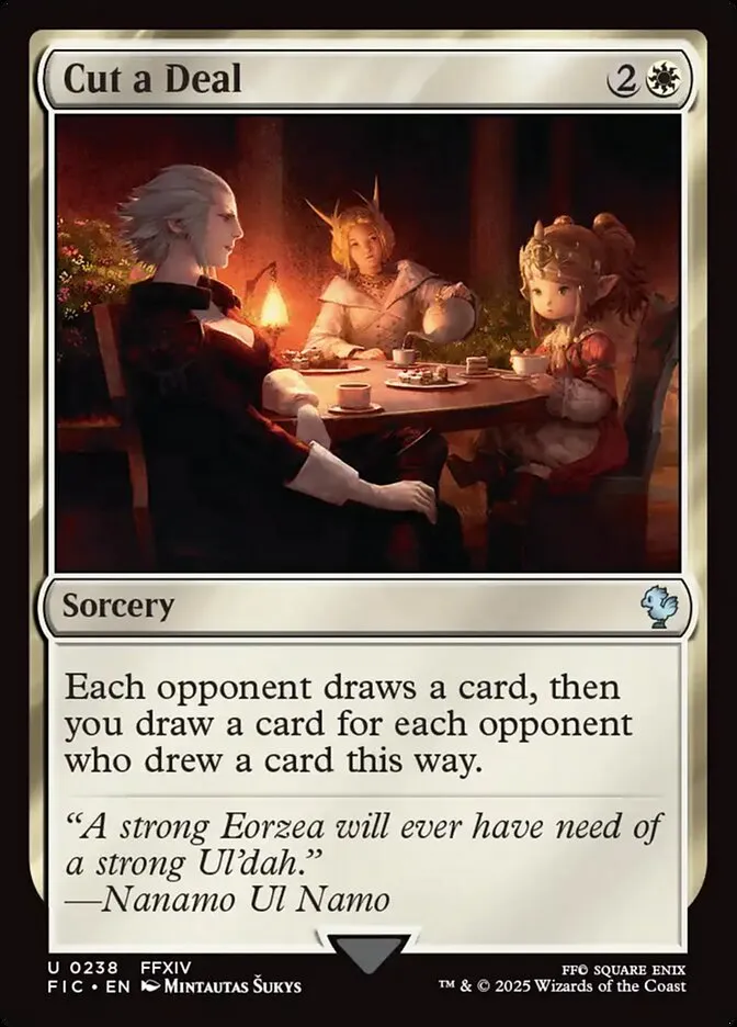 2025 Final Fantasy Commander Cut a Deal #238 uncommon card image