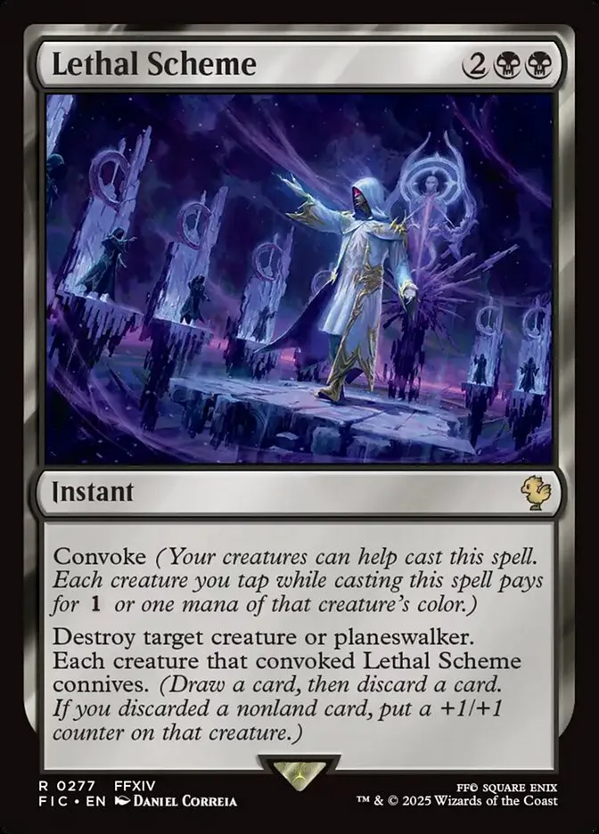 2025 Final Fantasy Commander Lethal Scheme rare #277 rare card image
