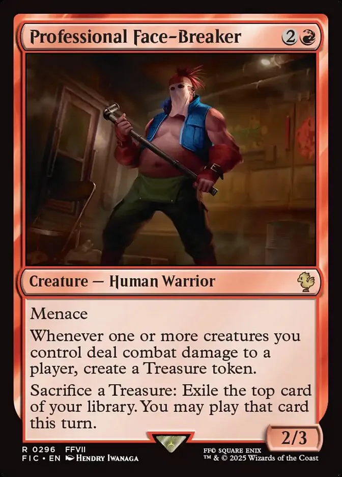 2025 Final Fantasy Commander Professional Face-Breaker #296 rare card image