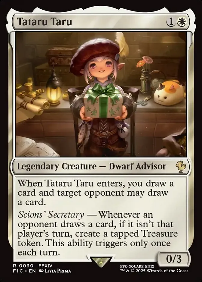 2025 Final Fantasy Commander Tataru Taru [Foil] rare #30 rare card image