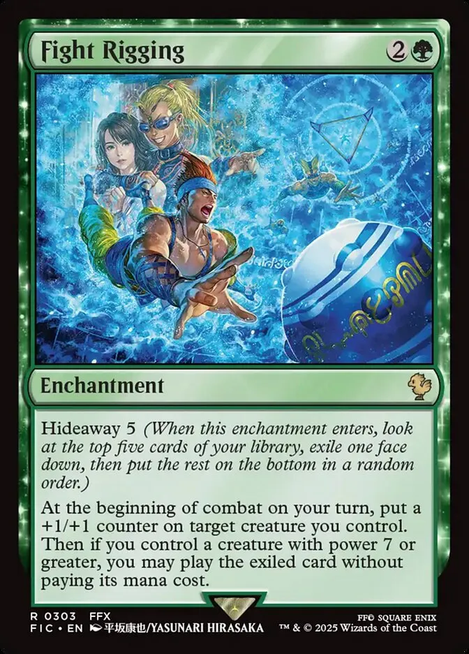 2025 Final Fantasy Commander Fight Rigging #303 rare card image