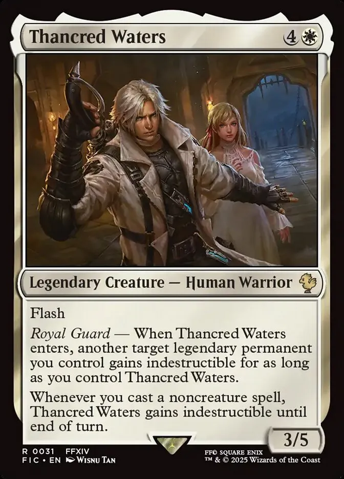 2025 Final Fantasy Commander Thancred Waters [Foil] rare #31 rare card image