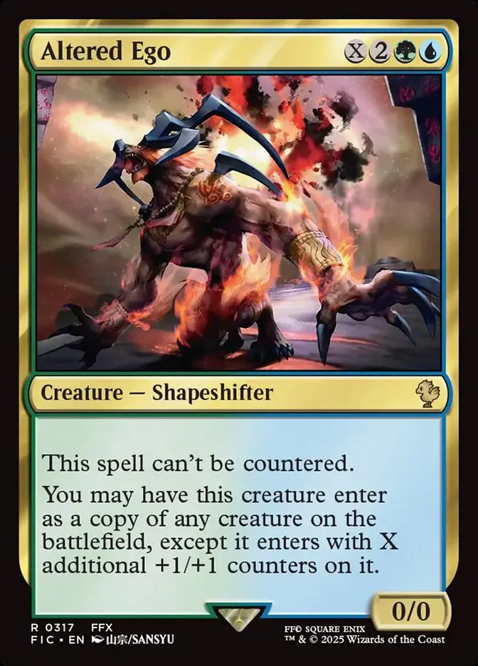 2025 Final Fantasy Commander Altered Ego #317 rare card image