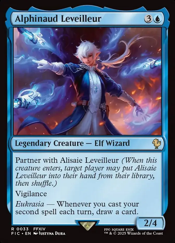 2025 Final Fantasy Commander Alphinaud Leveilleur [Foil] rare #33 rare card image