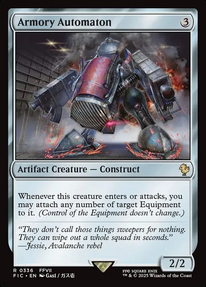 2025 Final Fantasy Commander Armory Automaton #336 rare card image
