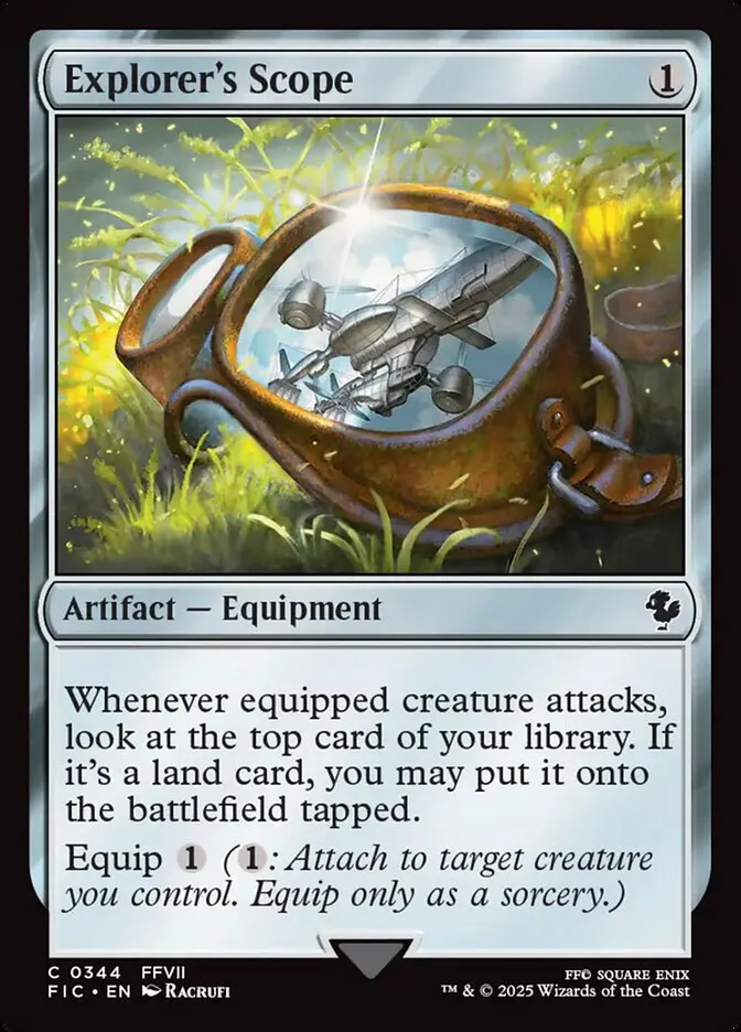 2025 Final Fantasy Commander Explorer's Scope common #344 common card image