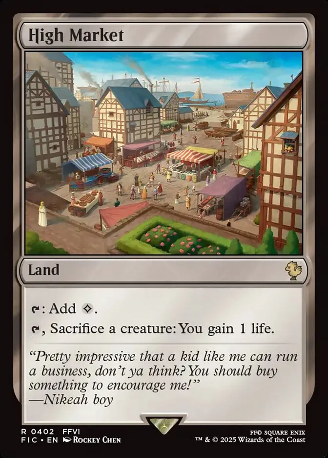 2025 Final Fantasy Commander High Market #402 rare card image