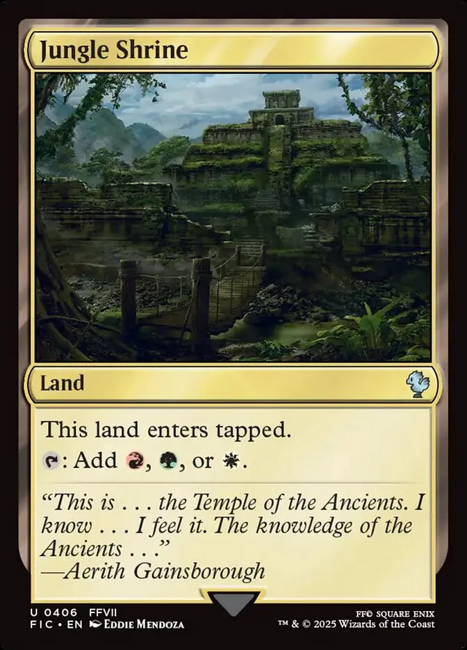 2025 Final Fantasy Commander Jungle Shrine #406 uncommon card image