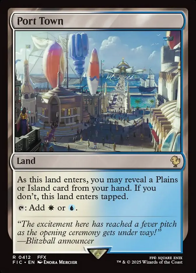 2025 Final Fantasy Commander Port Town #412 rare card image