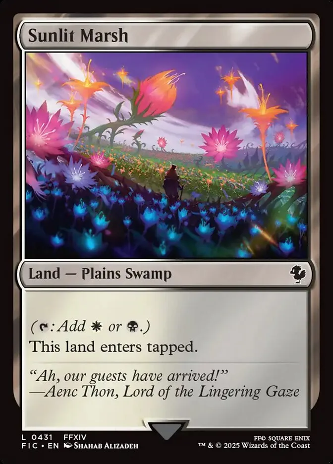 2025 Final Fantasy Commander Sunlit Marsh common #431 common card image