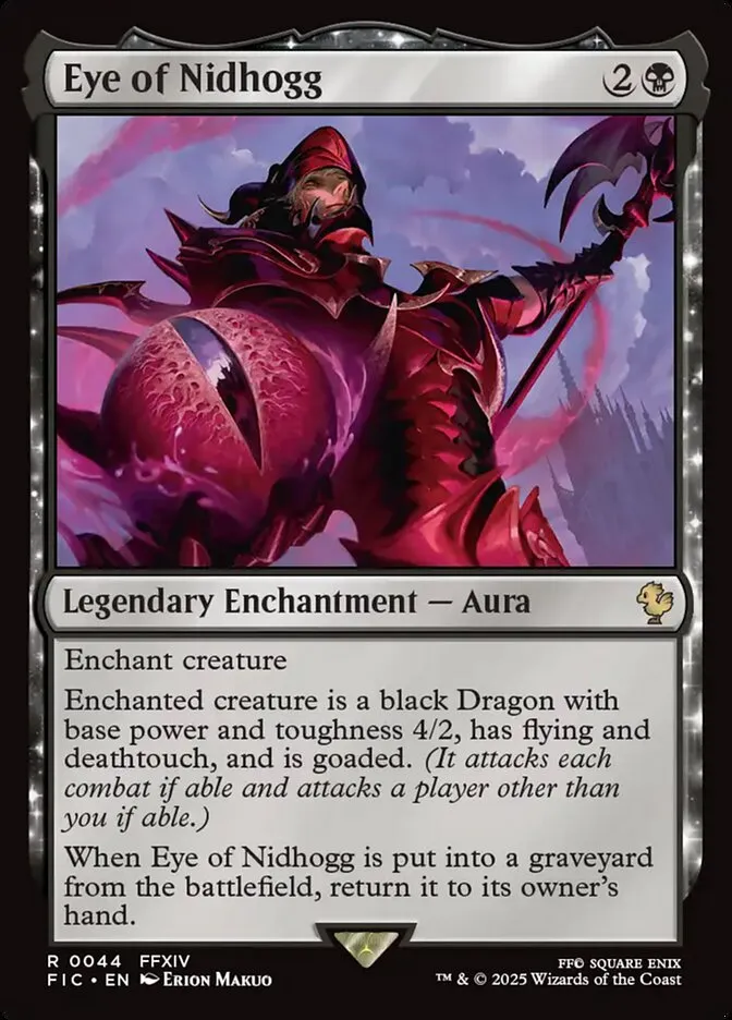 2025 Final Fantasy Commander Eye of Nidhogg [Foil] rare #44 rare card image