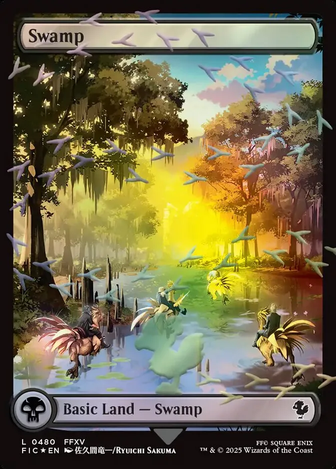 2025 Final Fantasy Commander Swamp common #480 common card image