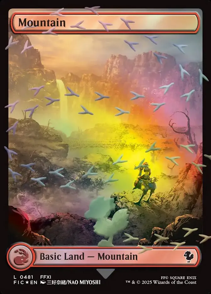 2025 Final Fantasy Commander Mountain common #481 common card image