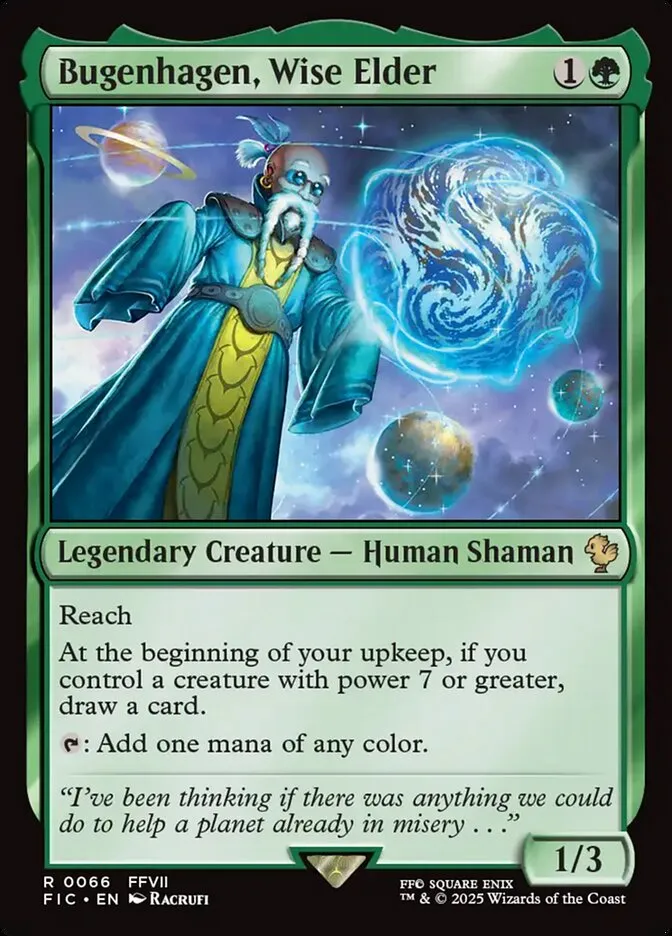 2025 Final Fantasy Commander Bugenhagen, Wise Elder rare #66 rare card image