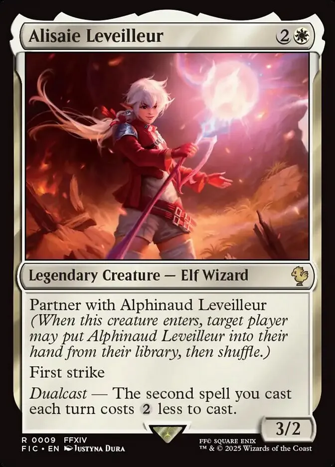 2025 Final Fantasy Commander Alisaie Leveilleur [Foil] rare #9 rare card image