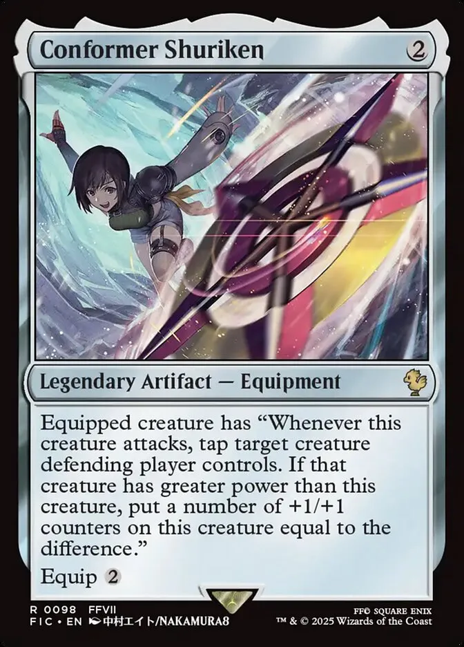 2025 Final Fantasy Commander Conformer Shuriken #98 rare card image