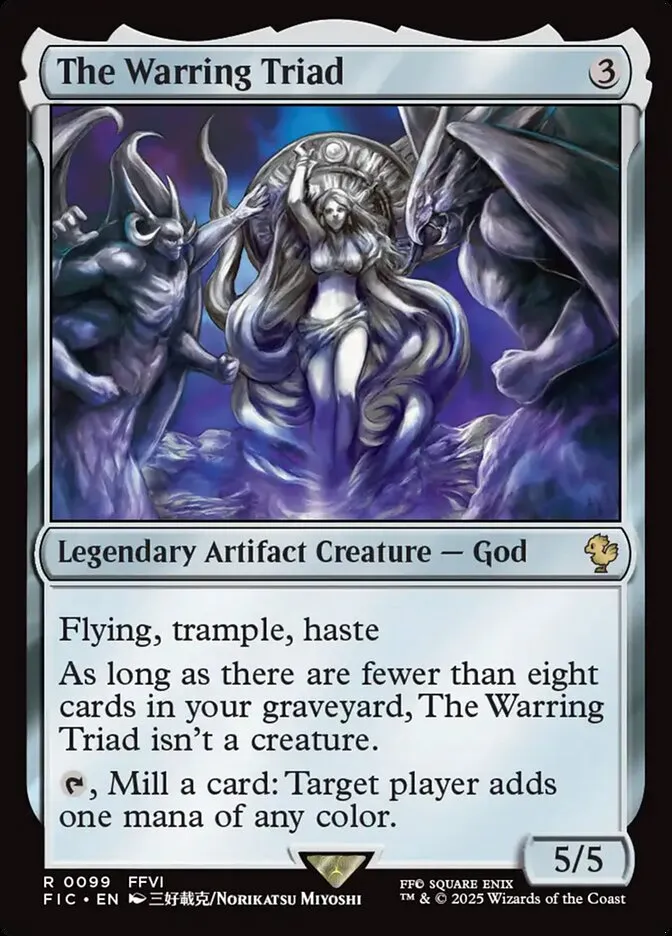 2025 Final Fantasy Commander The Warring Triad #99 rare card image