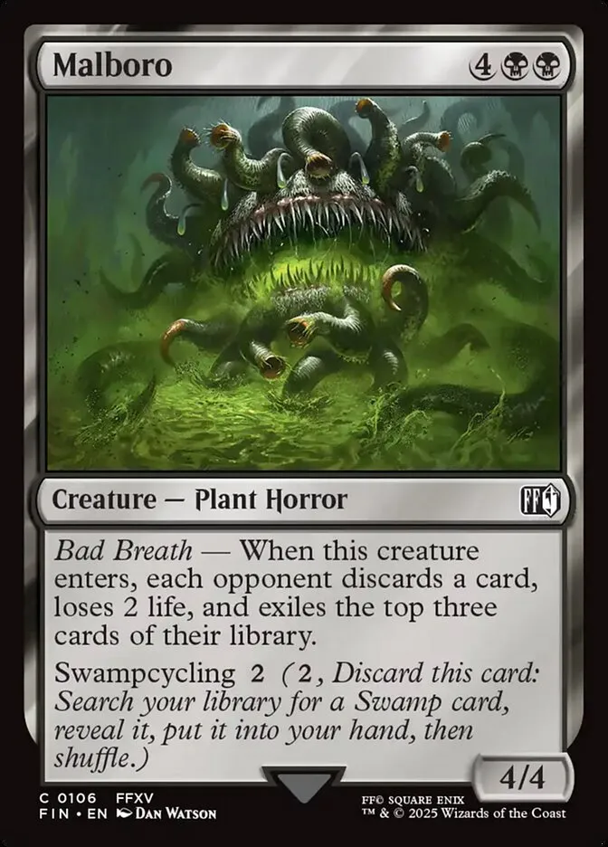 2025 Final Fantasy Malboro common #106 common card image
