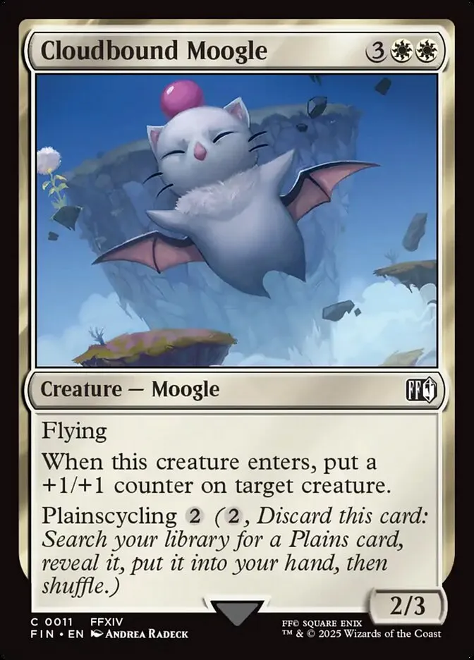2025 Final Fantasy Cloudbound Moogle common #11 common card image