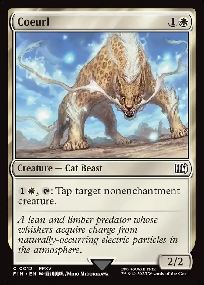 2025 Final Fantasy Coeurl common #12 common card image