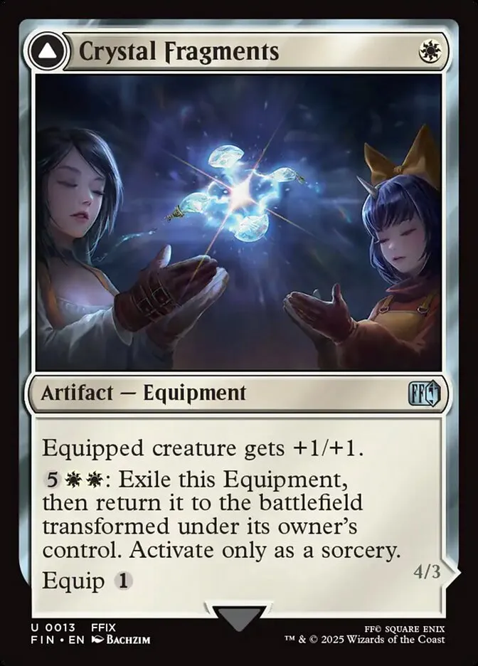 2025 Final Fantasy Crystal Fragments // Summon: Alexander [Foil] uncommon #13 uncommon card image