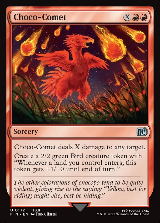 2025 Final Fantasy Choco-Comet uncommon #132 uncommon card image