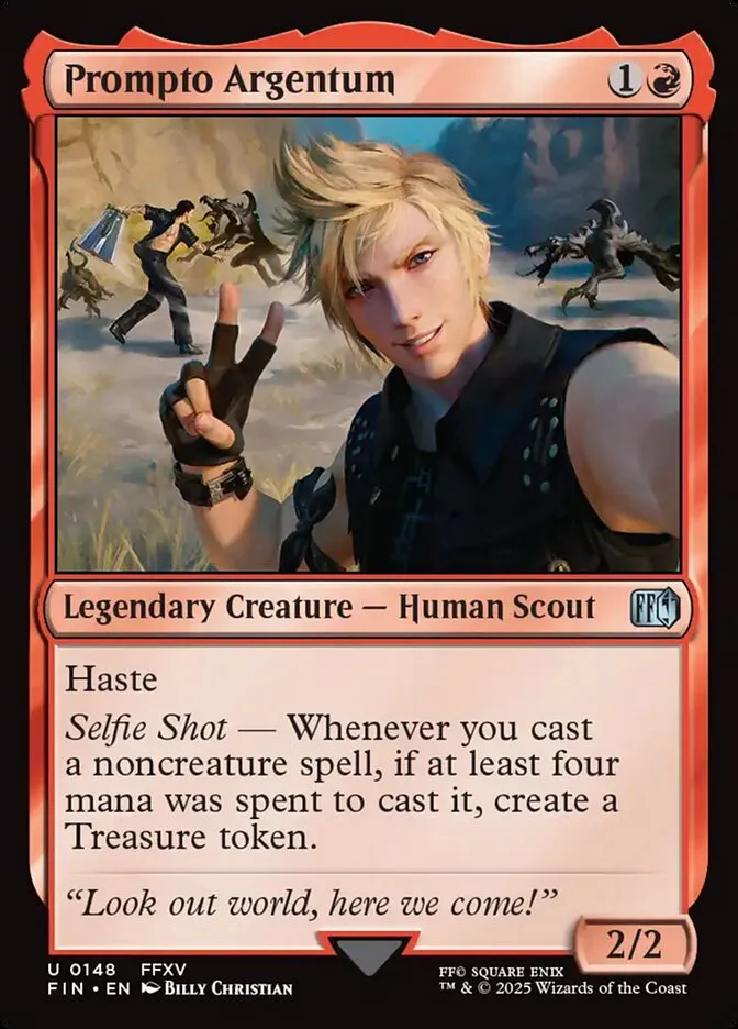 2025 Final Fantasy Prompto Argentum #148 uncommon card image