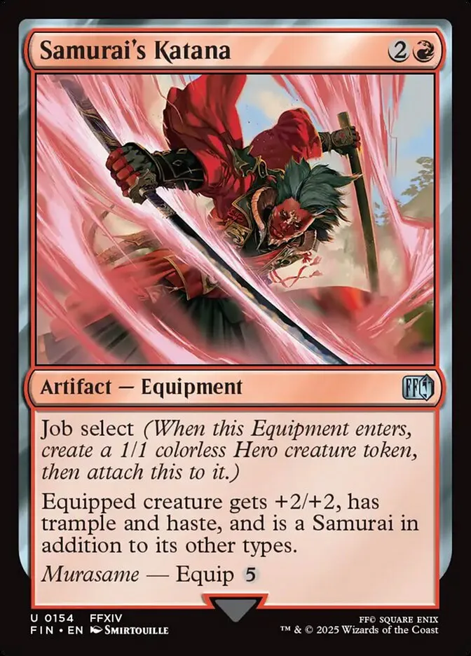 2025 Final Fantasy Samurai's Katana #154 uncommon card image