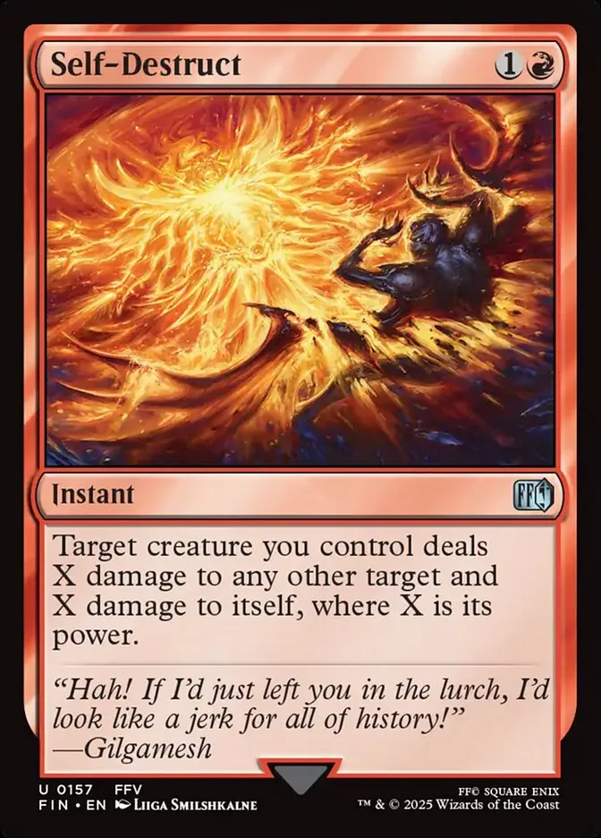 2025 Final Fantasy Self-Destruct uncommon #157 uncommon card image
